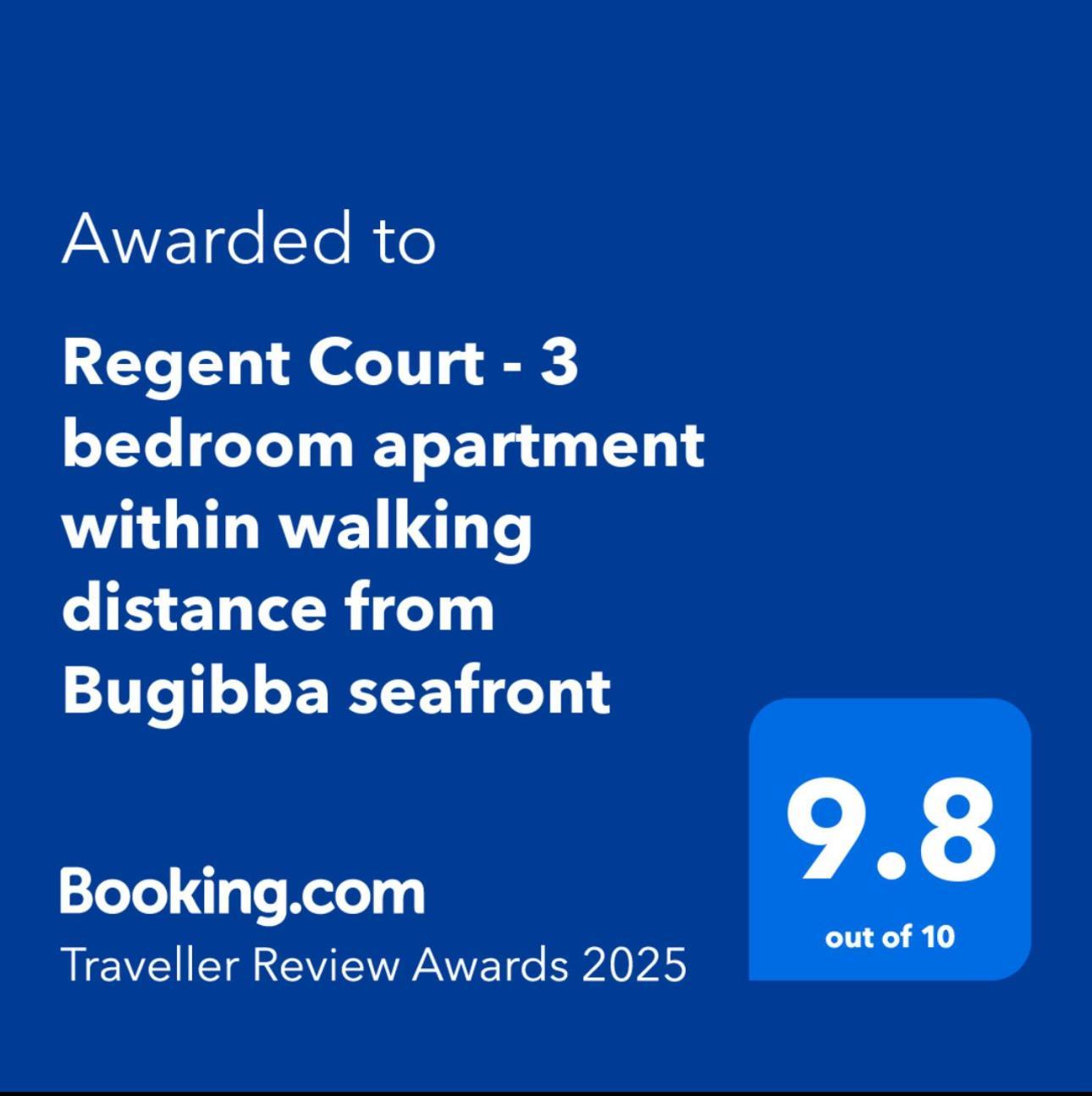 Regent Court - 3 Bedroom Apartment Within Walking Distance From Seafront St. Paul's Bay Exterior photo